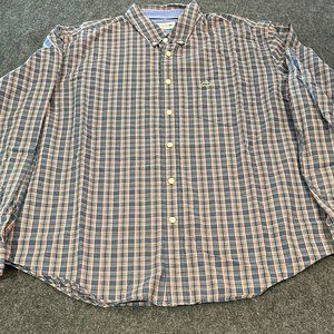 Men' Lacoste Long Sleeve Button Up 2XL (E-9)